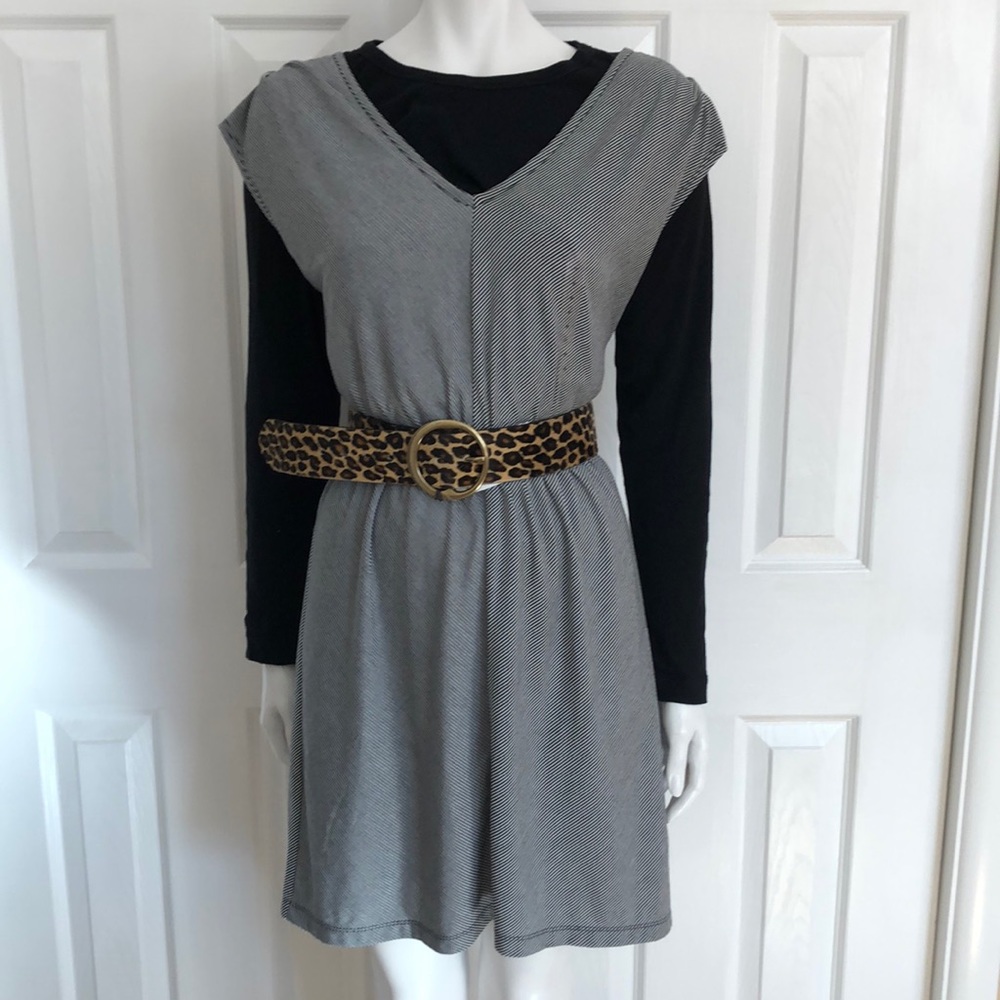 Sale 🎉NWT Gap Black & White Chevron Dress Sz M